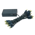 thumbnail image 3 of Novelty Lights 20 Light Battery Operated LED Christmas Mini Light Set, Yellow, Green Wire, 8' Long, 3 of 5