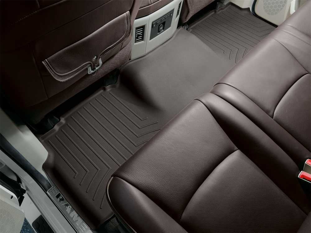 Weathertech DigitalFit Rear Floor Liners (Cocoa)