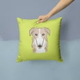 thumbnail image 2 of Dog Face Checkerboard Design Fabric Decorative Pillow, 2 of 4