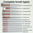 thumbnail image 6 of 13pcs Makeup Brush Brushes Set Cosmetic Makeup Sponge Makeup Brush Beauty Tool Eyeshadow Blush Professional Brush Set, 6 of 9