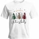 thumbnail image 1 of Camisetas para hombre, camisetas casuales de manga corta con diseño de árbol de Navidad, camisetas gráficas para adolescentes, niños y hombres, 1 of 8