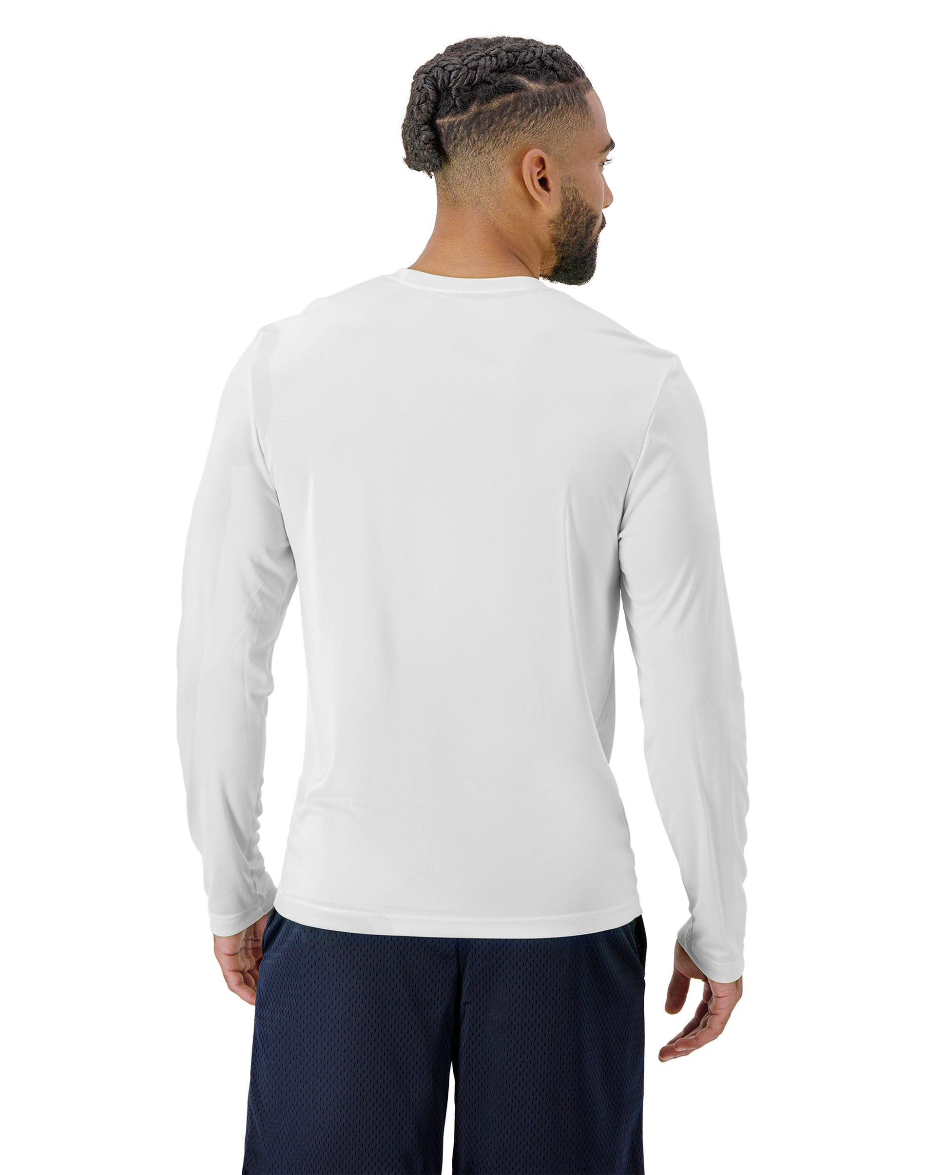 Hanes Cool DRI Performance Long Sleeve T-Shirt, Quick-Drying Training Tee, UPF 40+