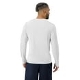 thumbnail image 4 of Hanes Sport Cool DRI Men's Performance Long Sleeve T-Shirt White 2XL, 4 of 5