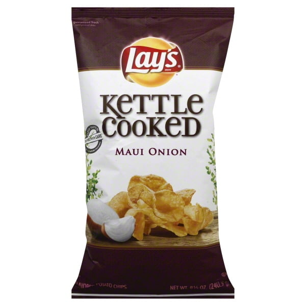 Lays Kettle Maui Onion Xl 8.5oz