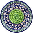 thumbnail image 2 of Polish Pottery 7½-inch Dessert Plate (Irish Spring Theme) Hand Painted in Boleslawiec, Poland + Certificate of Authenticity, 2 of 6