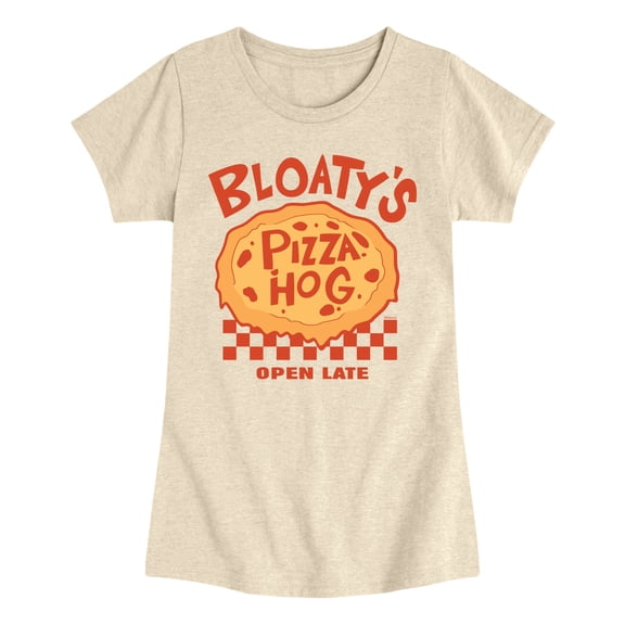 Invader Zim - Bloaty's Pizza Hog - Youth Girls Fitted Short Sleeve T-Shirt