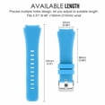 thumbnail image 4 of GoldCherry Watch Band For LG Watch R W100/LG Watch Urbane W150,Sport Silicone Strap Quick Release Soft Rubber Replacement Watch Bands for LG Watch R W100/LG Watch Urbane W150(Blue), 4 of 6