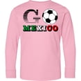 thumbnail image 3 of Inktastic Go, Mexico Soccer, Football Long Sleeve Youth T-Shirt, 3 of 5