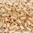 thumbnail image 3 of 100Pieces Ressort Cordon Embout Fermoir Bijoux Faisant Trouver Or, 3 of 9