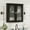 Black, variant on Wooden Medicine Cabinet Organizer Storage Shelf Doors Bathroom Wall Mount