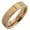 Rose Gold, variant on Flat Pipe Cut Unisex 5mm White Tungsten Carbide Wedding Ring Mirror Polished Band