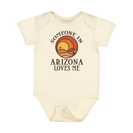 

Inktastic Someone in Arizona Loves Me Gift Baby Boy or Baby Girl Bodysuit