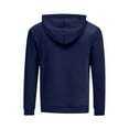 thumbnail image 4 of 2026 Happy New Year Roy Pullover Hoodie Unisex Casual Long Sleeve Printed Sweatshirt Kangaroo Pocket Drawstring Hood Dark Blue S, 4 of 4