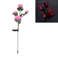 thumbnail image 3 of Solar Stake Lights, Brighter Solar Flowers, Intelligent Light Control, Waterproof, Adjustable Stems, for Garden Decorations, 3 of 7