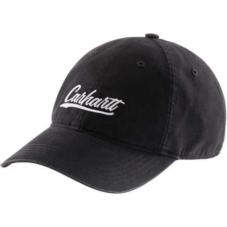 Carhartt Women's Canvas Script Graphic Cap (Black, One Size)