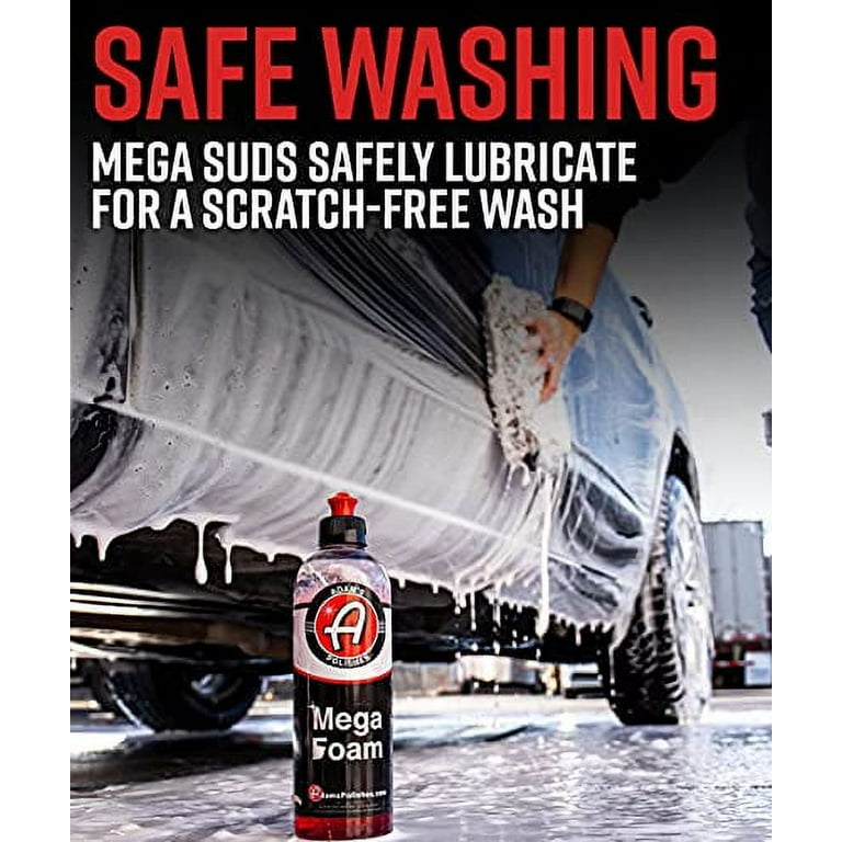 Adam's Car Wash Shampoo (Gallon) - pH Car Wash Soap for Snow Foam Cannon,  Foam Gun, Pressure