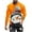 Orange, variant on Christmas Shirts for Men Fashion Long Sleeve Christmas Colorful Graphic Print Pullover Sport T-Shirt Top Christmas Festival Crew Neck Blouses Tops S-5XL