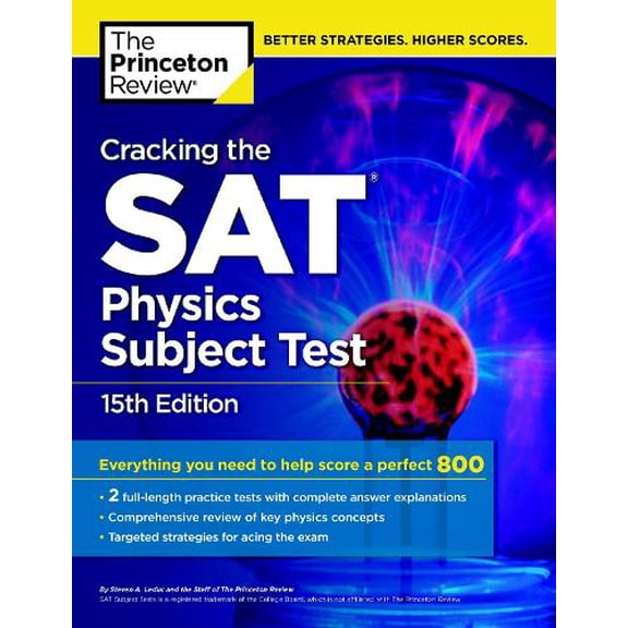 Pre-Owned Cracking the SAT Physics Subject Test, 15th Edition (College Test Preparation) Paperback