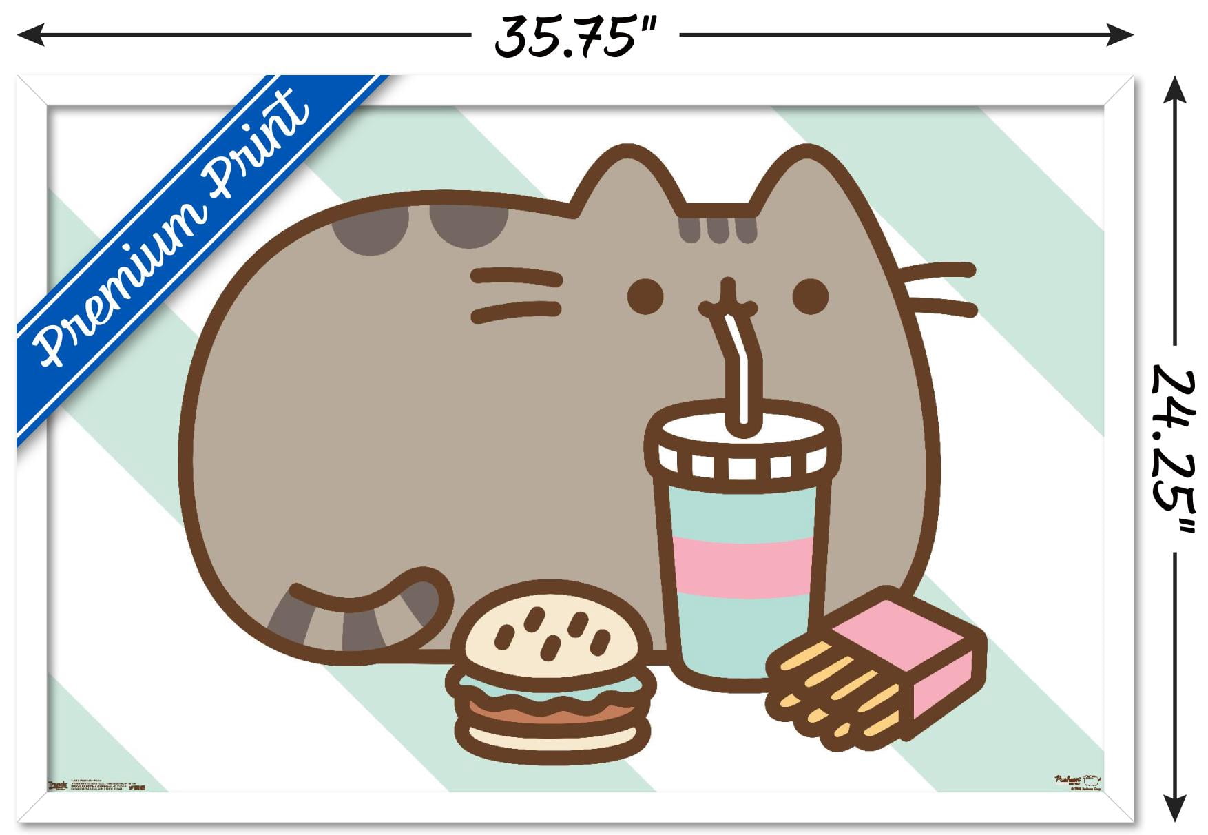 Pusheen - Food Wall Poster, 22.375" x 34", Framed