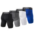 thumbnail image 4 of Pantalones cortos de secado rápido para hombre, mallas para correr, mallas de compresión para correr, gimnasio, 4 of 7