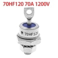 thumbnail image 1 of Bgsha 70A 1200V 70HF120 Negative Anode Stud Mount Diode Rectifier metal stud type, 1 of 8