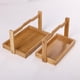 thumbnail image 2 of Plato de cesta de frutas, bandeja de madera para servir con asa, contenedor de almacenamiento decorativo con asa, plato para servir para mesa de M, 2 of 9