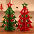 thumbnail image 3 of yeacher Handmade Red Felt Christmas Tree DIY Kit for Kids, Festive Holiday Craft Decor, 15.75 Inch, Soft Material, Perfect for Family Bonding and Gift Giving, 3 of 6