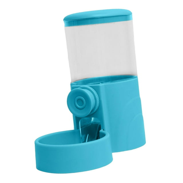 Comedero automático jinwen para perros y gatos Dispensador colgante azul 22 cm x 22,5 cm x 11 cm