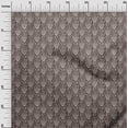 thumbnail image 3 of oneOone Cotton Silk Brown Fabric Toile Sewing Craft Projects Fabric Prints By Yard 42 Inch Wide, 3 of 4
