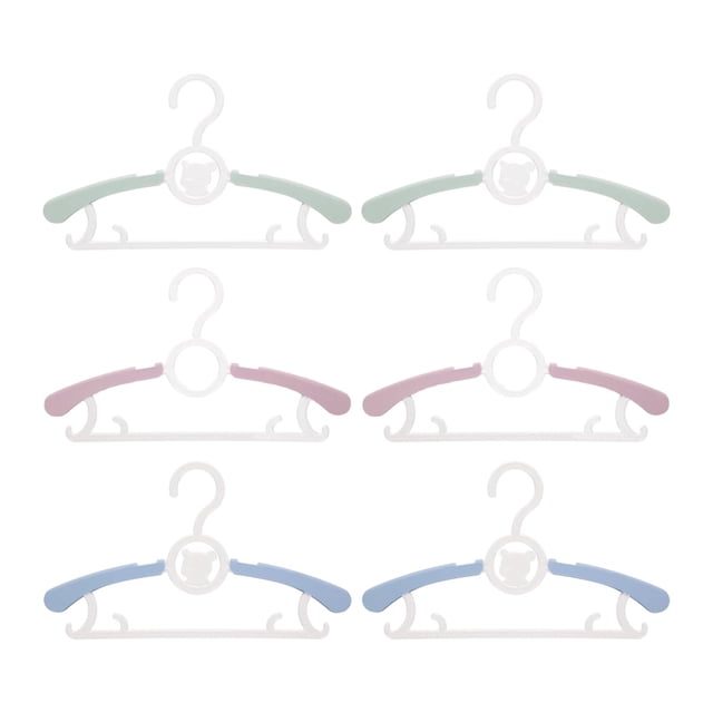 6 uds perchas ajustables para bebé, perchas para armario de guardería, perchas para lavandería, perchas para ropa de recién nacido, guardería, bebé BLESIY Perchas