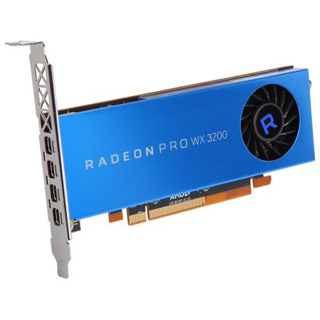UPC: 0727419416689 | AMD Radeon Pro WX 3200 100-506115 4GB 128-bit GDDR5 PCIe 3.0 x16 (x8 Electrical) Low Profile Workstation Video Card