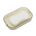 thumbnail image 5 of Unique Bargains 1 Pc Soap Dish Double Layer Drain Soap Holder for Bathroom Gray, 5 of 6