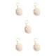 thumbnail image 3 of Matsuzay Llavero Colgante Creativo Encantador Llaveros Multifuncional Conveniente Delicado Multi-colores Llaveros Mujeres Beige 6cm Type2 NO2, 3 of 6