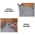 thumbnail image 2 of TACVASEN Men's Lightweight Water Resistant Cargo Shorts 10" Quick Dry Brethable Hiking Golf Shorts with 5 Zipper Pockets for Summer Outdoor sports Casual Work Light Gray 38, 2 of 8
