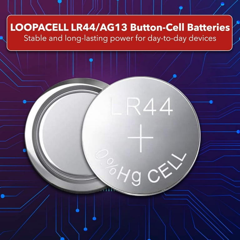  AG13/LR44 Alkaline Button Cell Battery - 10 pack : Health &  Household