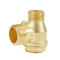 thumbnail image 3 of 20*16*10mm 3 Port Zinc alloy Air Compressor Check Valve Male Thread Connector, 3 of 10