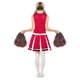 Costume de Cheerleader Rouge pour Femme – image 2 sur 2