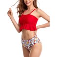 thumbnail image 5 of Nituyy Mommy and Me Swimsuits Family Matching Bathing Suit Baby Kids Girl Bikini Women Mom High Waisted Two Piece Swimwear, 5 of 9