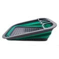thumbnail image 3 of SAMMART Collapsible Dish Drainer - Foldable Drying Rack Set - Portable Dinnerware Organizer - Space Saving (1, Dark Grey/Bluish-Green, 3 of 7