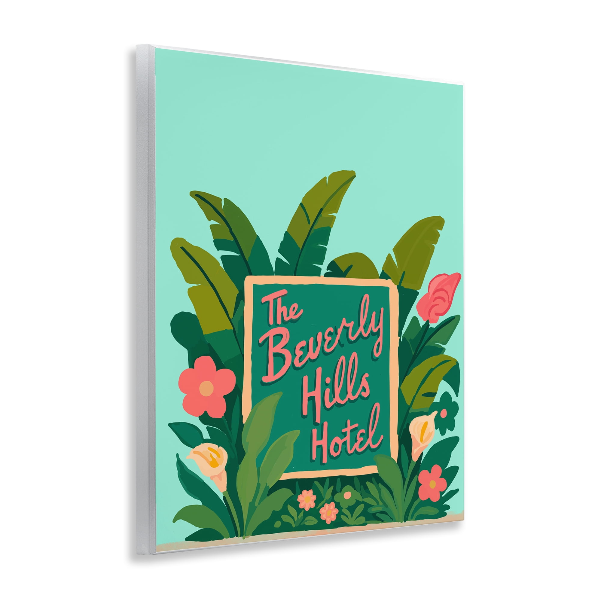 Stupell Industries Beverly Hills Hotel Wall Plaque Art, design by Amelia Noyes
