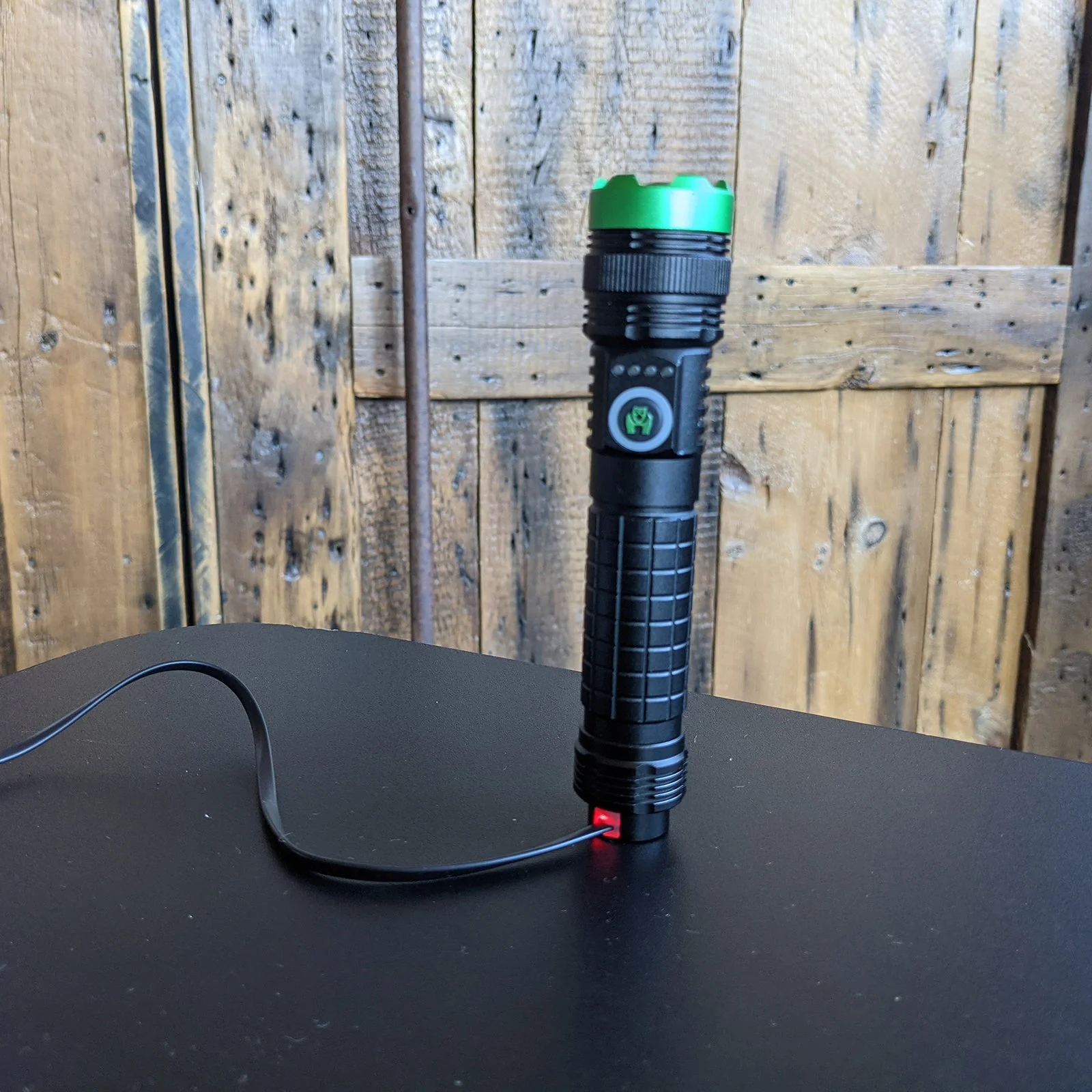 LitezAll Pull Up Camping Lantern, Battery-Powered LED Portable Light with Simulated Flame