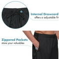 thumbnail image 5 of BALEAF Men's 11'' Basketball Shorts Gym Shorts Long Athletic with Zipper Pockets Lightweight Black Size S, 5 of 7