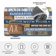 thumbnail image 3 of Lake Farmhouse Door Mat Indoor Outdoor, Vintage Wood Grain Country Pastoral Non Slip Welcome Mat with Rubber Backing, Absorbent Fabric Front Door Mats Entryway Rug for Home Patio Entrance 18"x30", 3 of 8