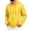 02# Yellow, variant on Qwertyu Zip Up Hoodie Men Long Sleeve Fleece Hooded Cardigan with Pocket Lightweight Loose Fit Athletic Jackets Black M