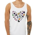 thumbnail image 2 of Halloween Heart Tank Top Unisex X-Small White, 2 of 5