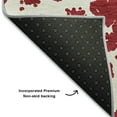 thumbnail image 3 of Addison Rugs Mayfield Washable Transitional Organic Red Rectangle Rug, 9' x 12', 3 of 6