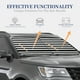 thumbnail image 4 of Balery Black And White Stripes Parasol para parabrisas de coche de 2 piezas | Parasol plegable para parabrisas delantero de coche para la mayoría de sedanes-Medium, 4 of 6