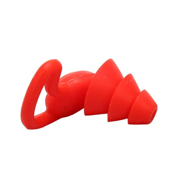 Noise Reduction Earplugs, Sleeping Ear Tips Reusable Silicone Washable Fin Edges for Home Travel