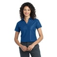 thumbnail image 1 of Port Authority Polo de piqué vertical para mujer S Blue Jewel Autoridad Portuaria L512, 1 of 1