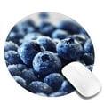 thumbnail image 2 of Disketp Blueberry Small Mouse Pad 7.9x7.9 Inches,Washable Round Mousepad For Office Laptop Computer,Non-Slip Rubber Base Mouse Pads For Wireless Mouse, 2 of 9